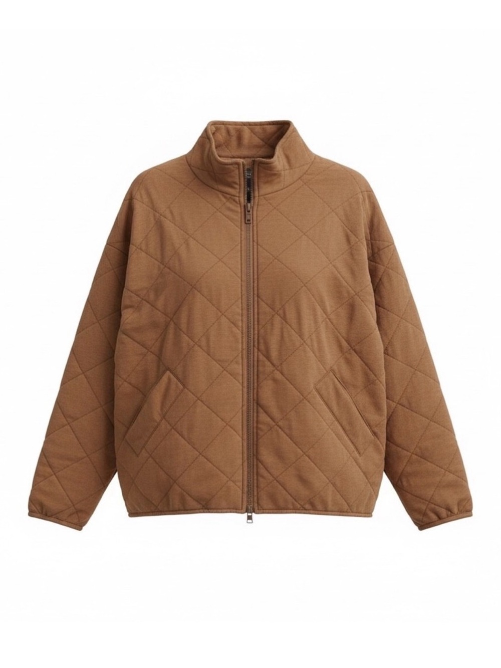 Bagatelle Collection Brown Quilted Jacket - Women’s Size M